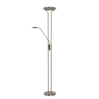lafabryka.pl CHAMPION-LED - Lampa podłogowa - LED Dim. - 3000K - Satin Chrome 19792/24/12 Lucide
